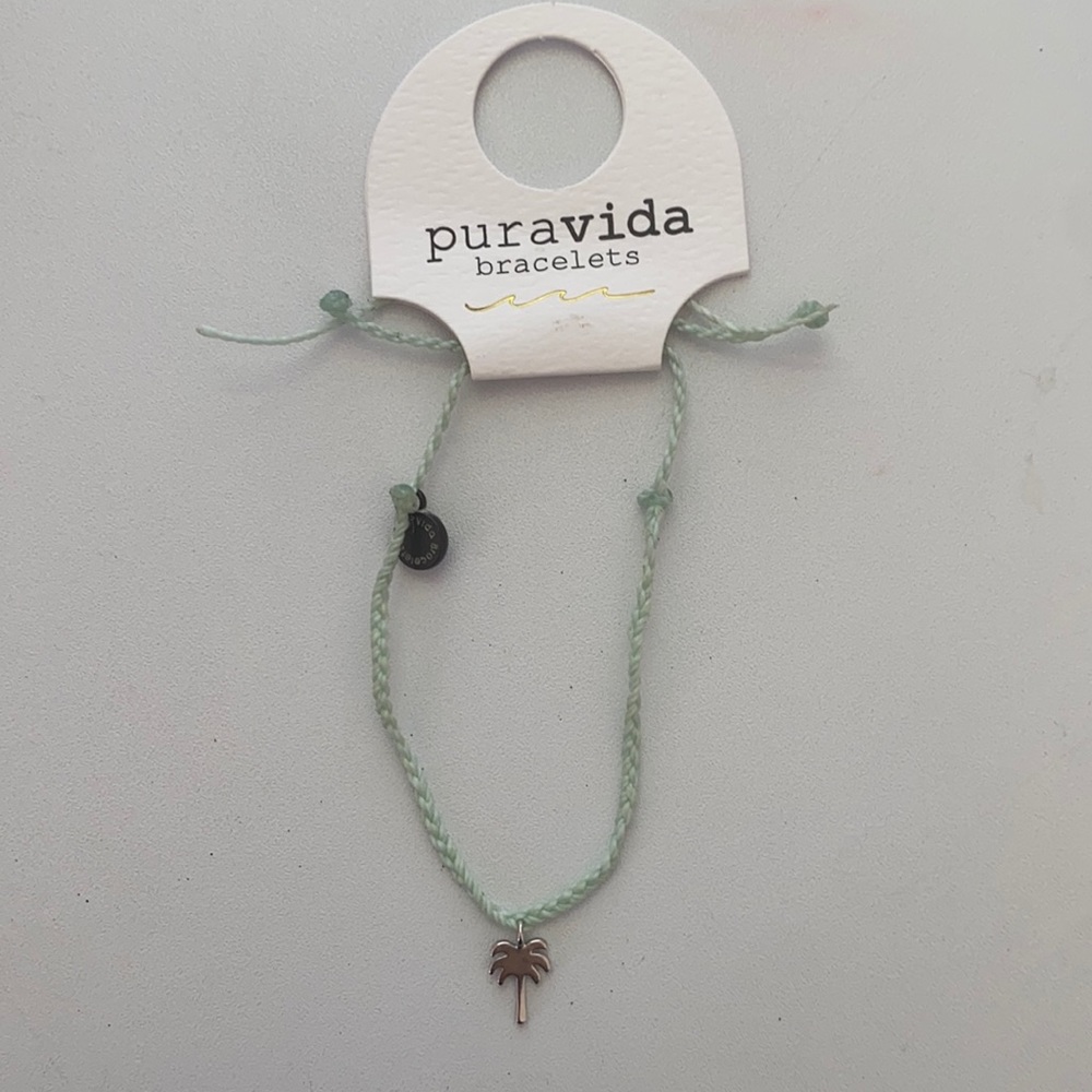 Pura Vida Palm Tree Charm Bracelet